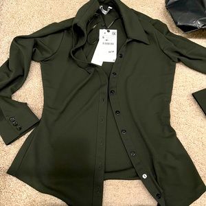 Cute shirt Olive green